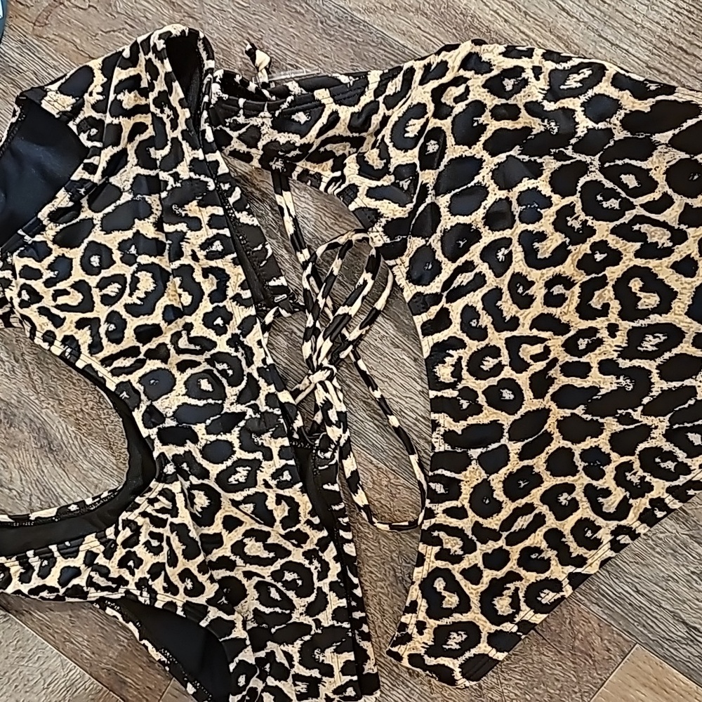 Animal Print Two-piece Bikini Fashion Nova BNWT - Picture 5 of 7